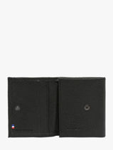Leather Wallet Madras Etrier Black madras EMAD097-vue-porte