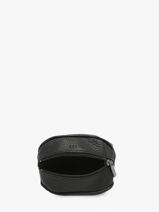 Porte-monnaie Madras Cuir Etrier Noir madras EMAD043-vue-porte