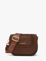 Crossbody Bag S Lasso Leather Etrier Brown lasso ELAS152S