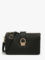 Shoulder Bag Equestre Leather Etrier Black equestre EEQT0143