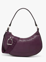 Sac Port paule M Altesse Cuir Etrier Violet altesse EALT017M