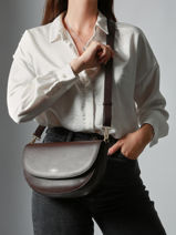 Shoulder Bag Tradition Leather Etrier Brown tradition ETRA065M-vue-porte