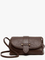 Shoulder Bag M Agnes Leather Etrier Brown agnes EAGC205M
