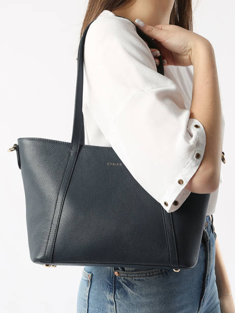 Sac Porté épaule S Tradition Cuir Etrier Bleu tradition ETRA060S vue secondaire 1