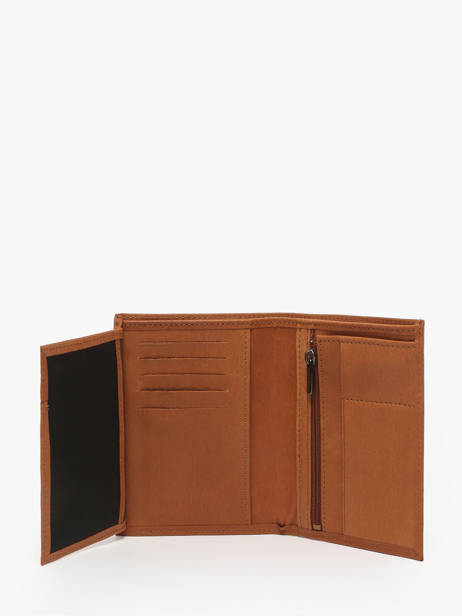 Leather Wallet Oil Etrier Brown oil EOIL271 other view 2