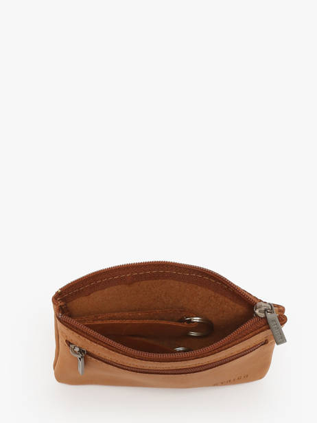 Coin Purse Oil Leather Etrier Brown oil EOIL612 other view 1