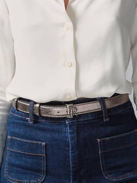 Adjustable Belt Jolly Leather Etrier Brown jolly EJOL414C other view 1