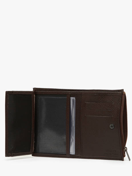 Wallet With Coin Purse Madras Leather Etrier Brown madras EMAD619 other view 2