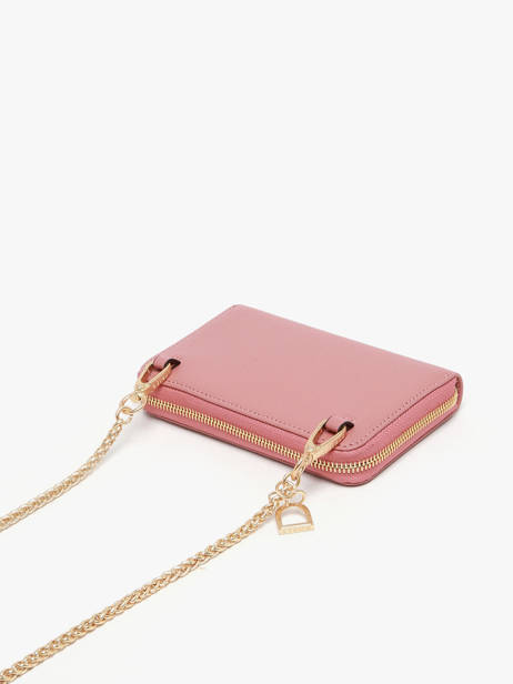 Portefeuille Torsade Cuir Etrier Rose torsade ETOS090M vue secondaire 1